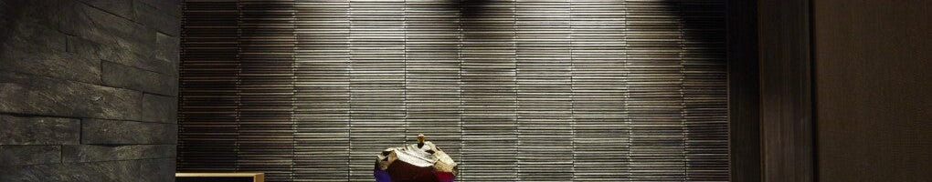 Line tiles at Densho Ebisu Osaka