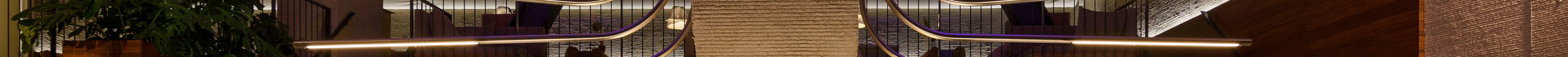 NEXT Amsterdam central bar clad in Sairin Brown Mix Japanese porcelain tiles