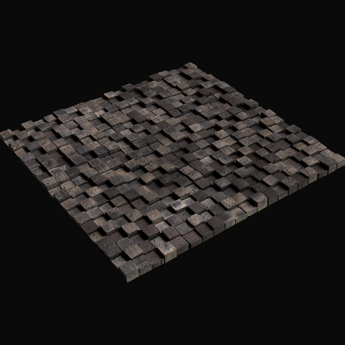 Koyo Ibushi Arare Super Small Japanese porcelain wall tile – Mittsu Japanese Tiles
