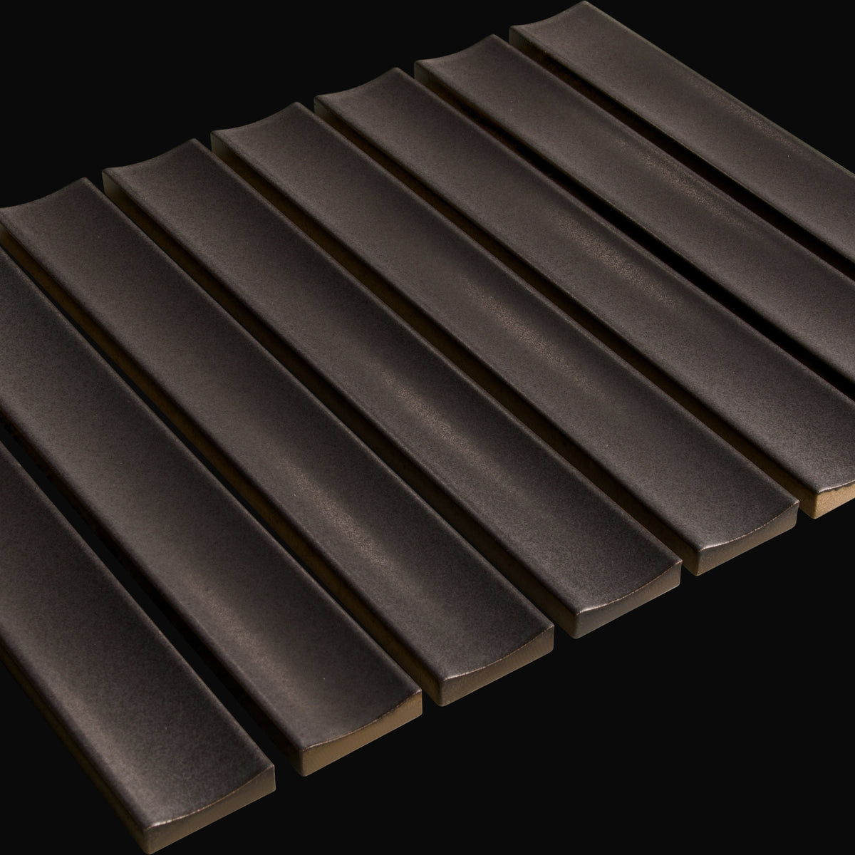 Ka-Bu Japanese porcelain wall tile in Matt Black – Mittsu Japanese Tiles