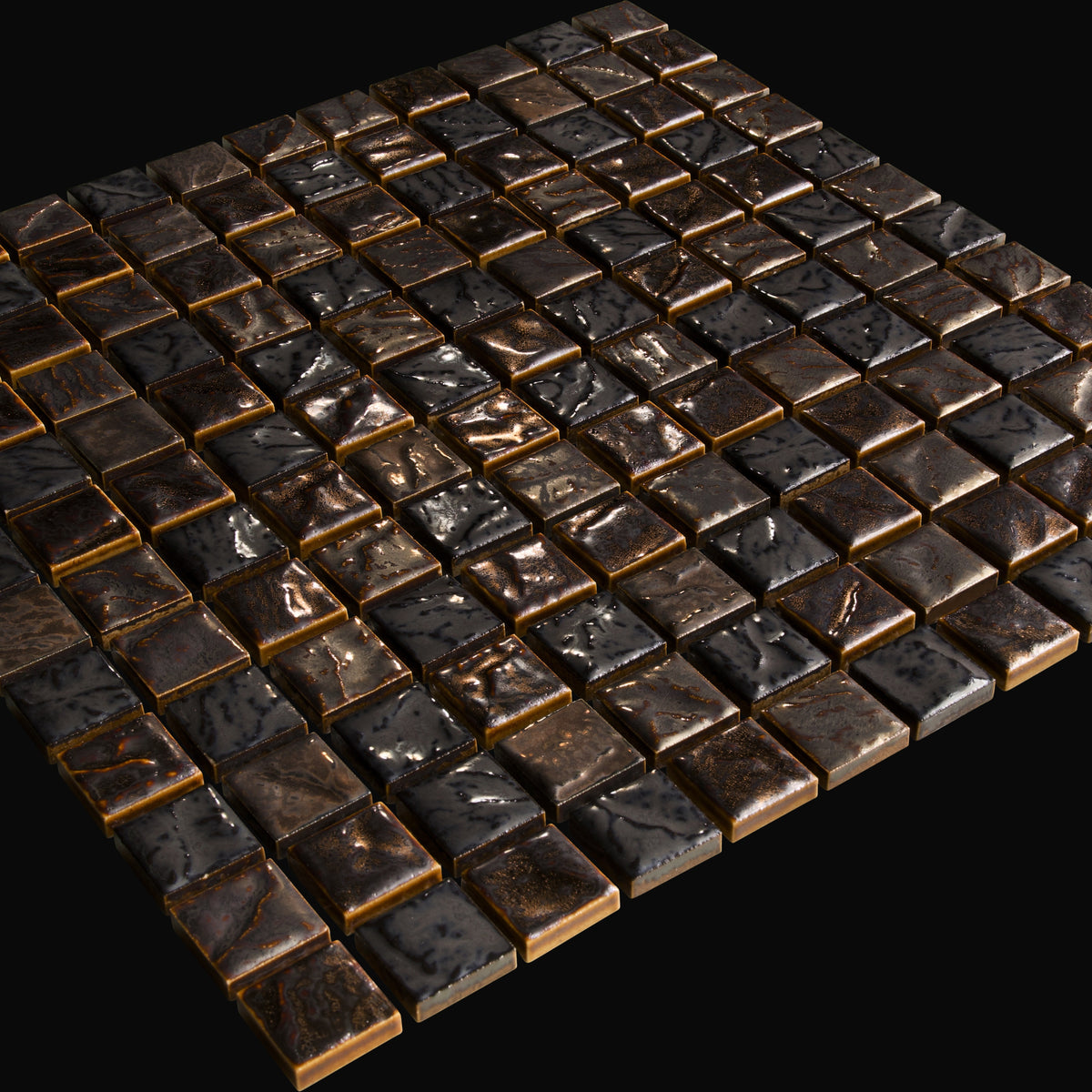 Kurai Kin Sample - Japanese Porcelain Wall Tile