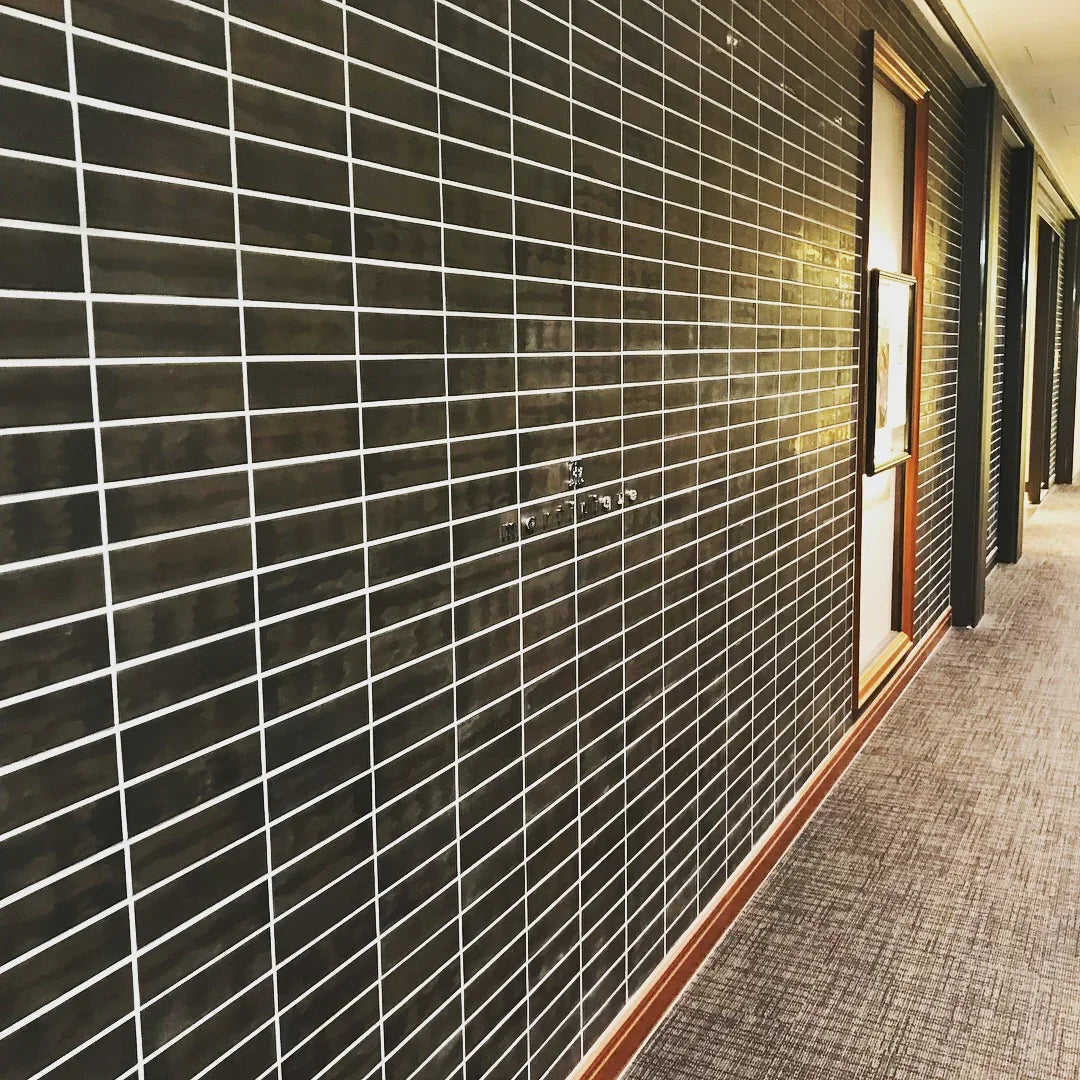 Metal Brick Tiles | Luxury Japanese Ceramic Wall Tiles