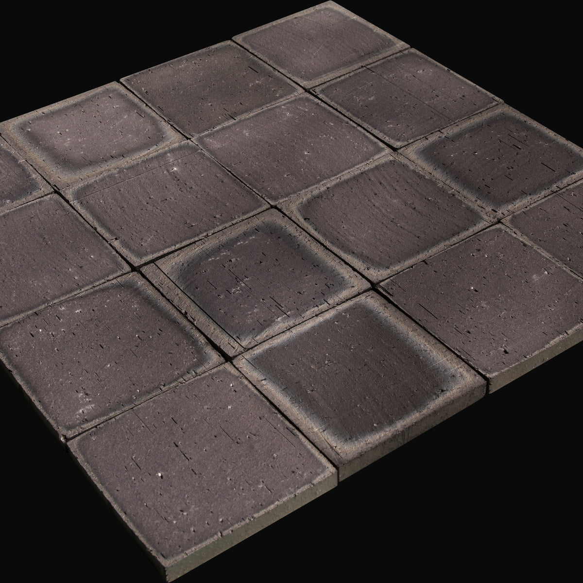 Koyo Ibushi Square 75mm Japanese porcelain wall tile – Mittsu Japanese Tiles