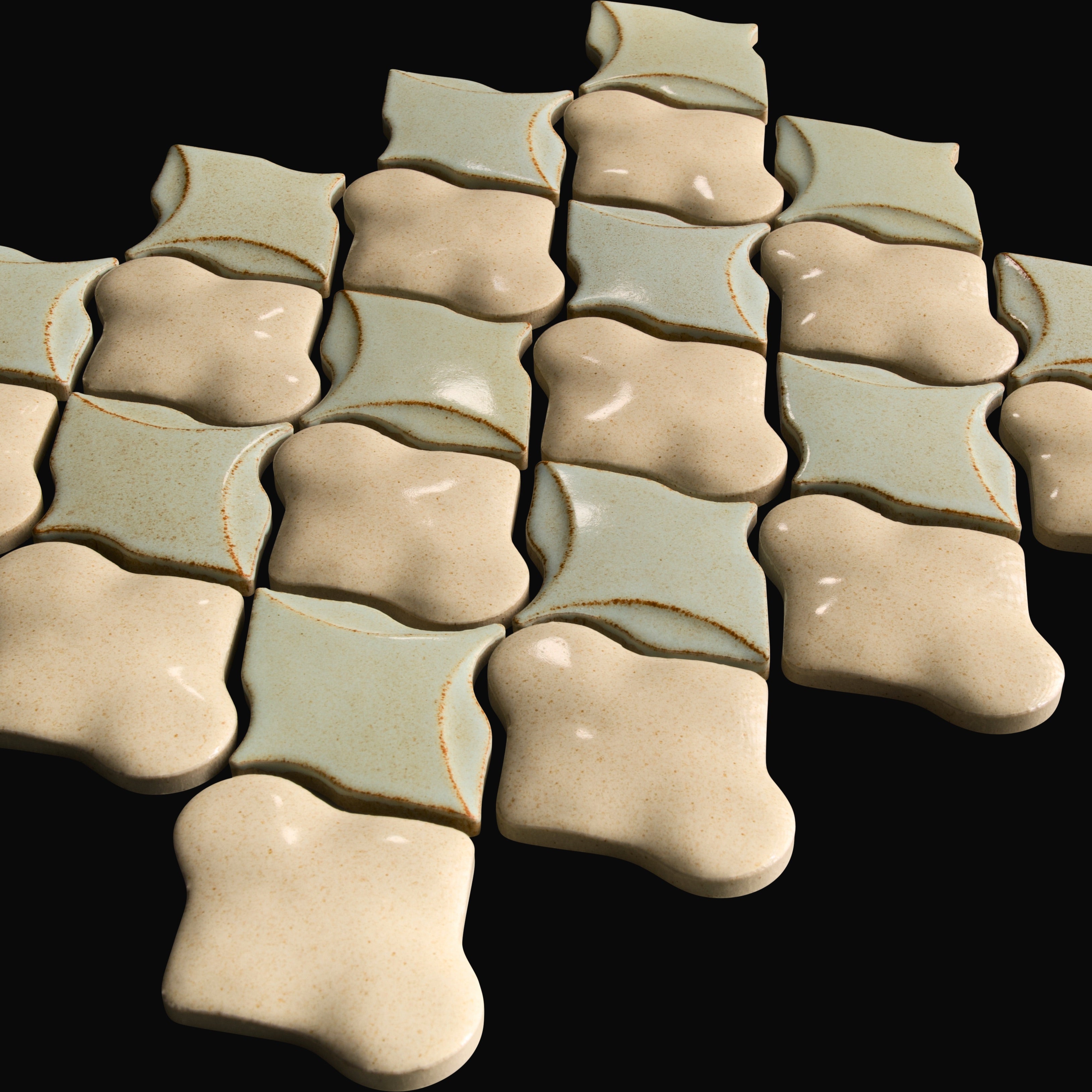 Torikumo - Japanese Ceramic Wall Tile