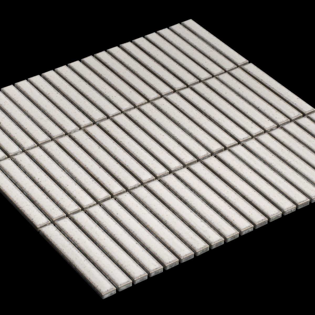 Yohen Japanese porcelain wall tile in Speckled White – Mittsu Japanese Tiles
