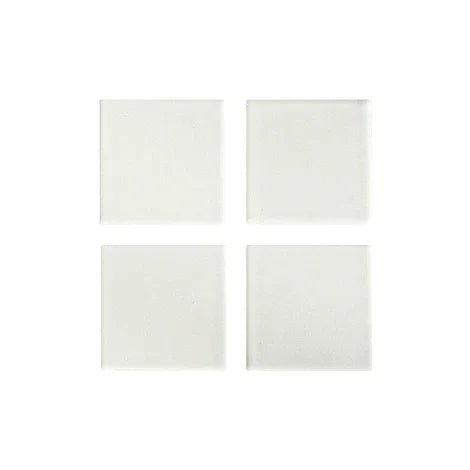 Japanese ceramic wall tiles Blackcomb Sample in White from Mittsu Japanese Tiles