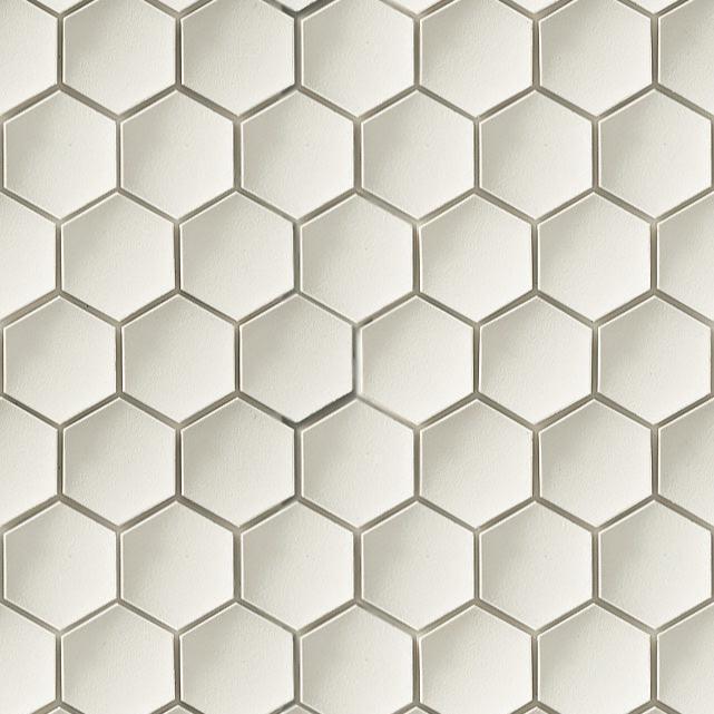 Japanese ceramic wall tiles Hanikamu Sample in Matt White from Mittsu Japanese Tiles