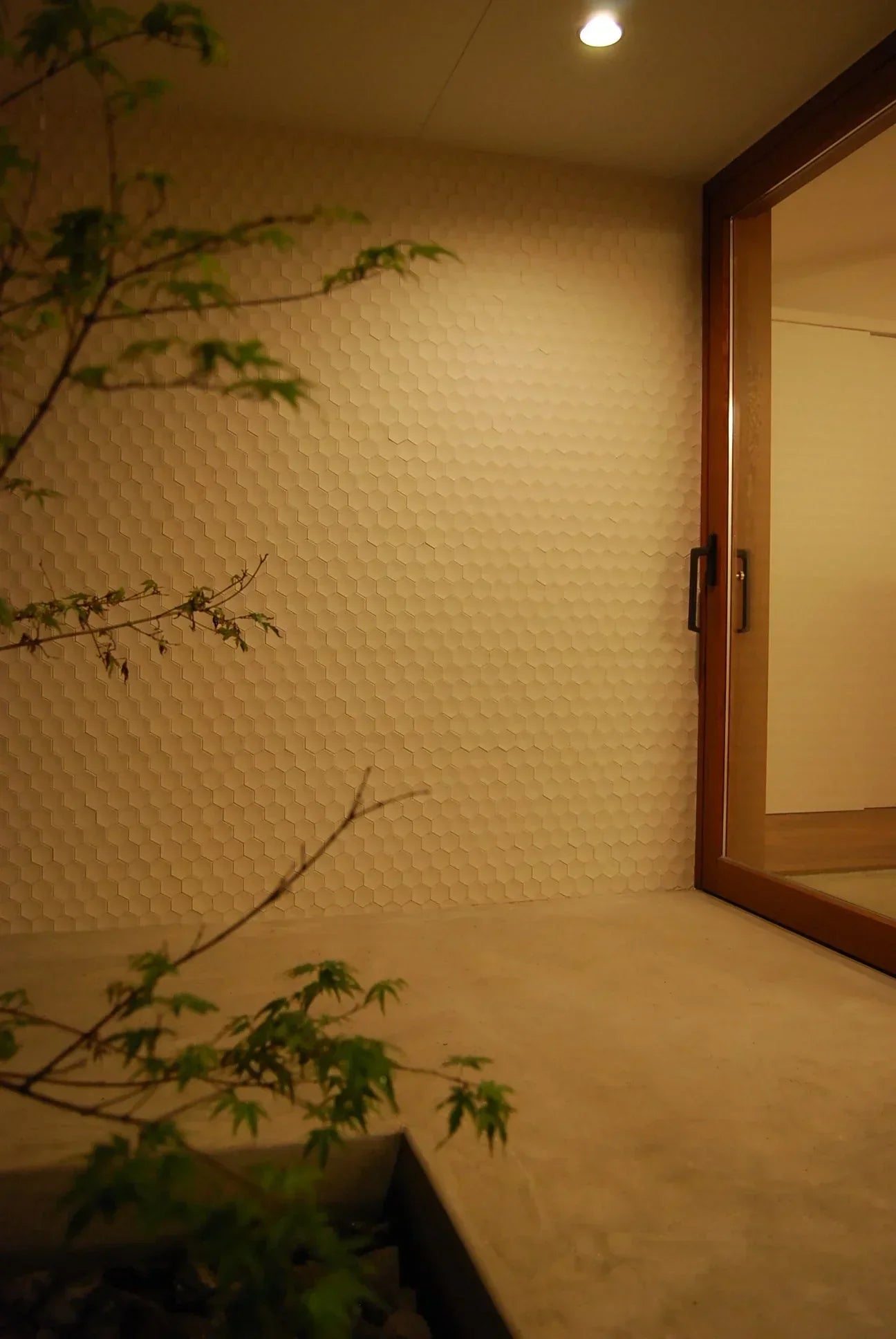 Japanese ceramic wall tiles Hanikamu Sample in Matt Black from Mittsu Japanese Tiles