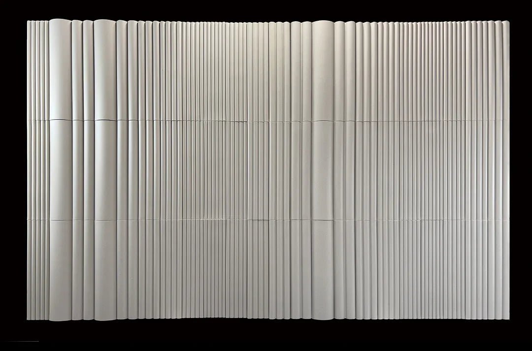 Japanese ceramic wall tiles Hikari Flow in Pear Skin from Mittsu Japanese Tiles