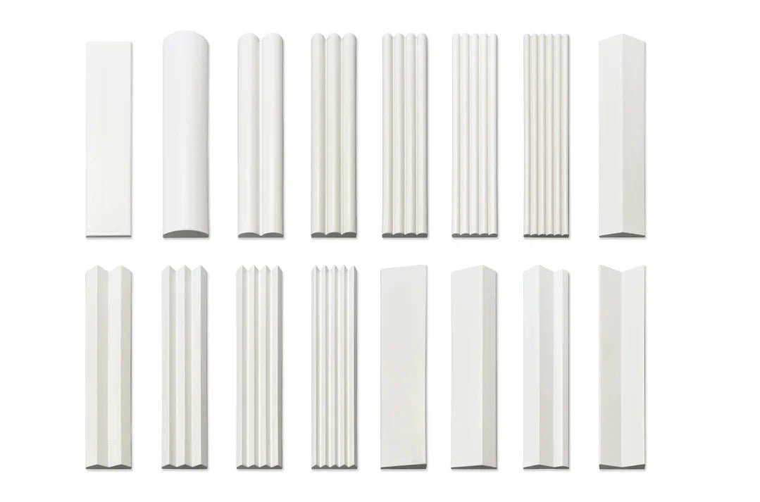 Japanese ceramic wall tiles Hikari Flow in Pear Skin from Mittsu Japanese Tiles