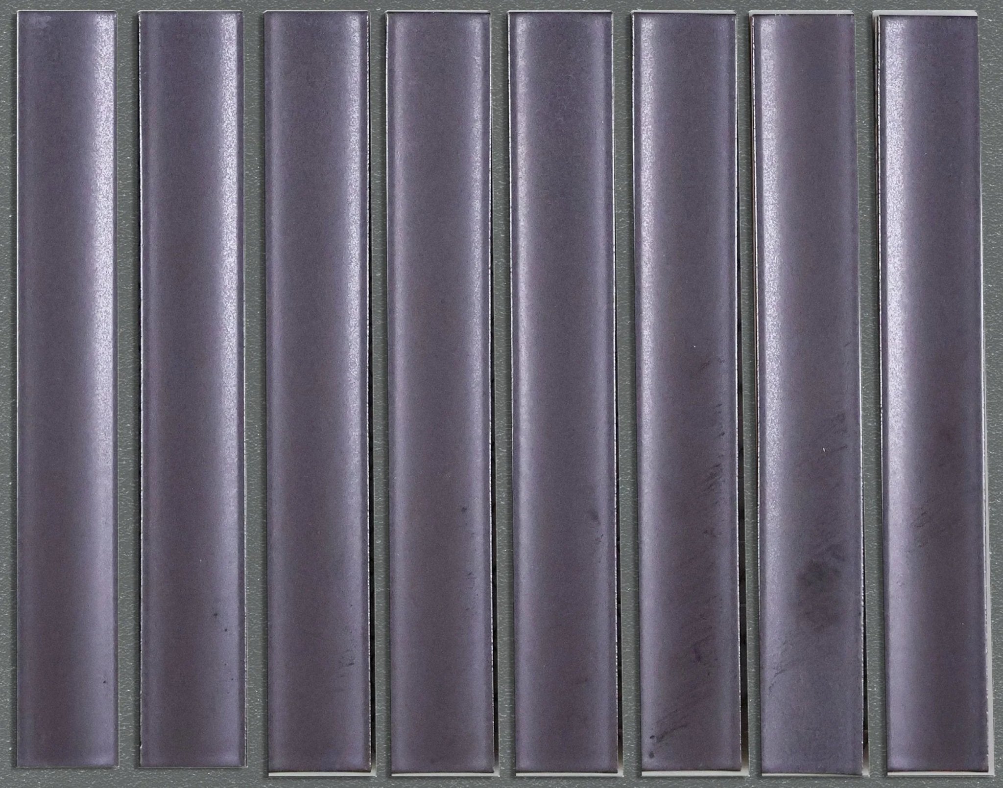 Japanese ceramic wall tiles Ka - Bu Sample in Ibushi Black from Mittsu Japanese Tiles
