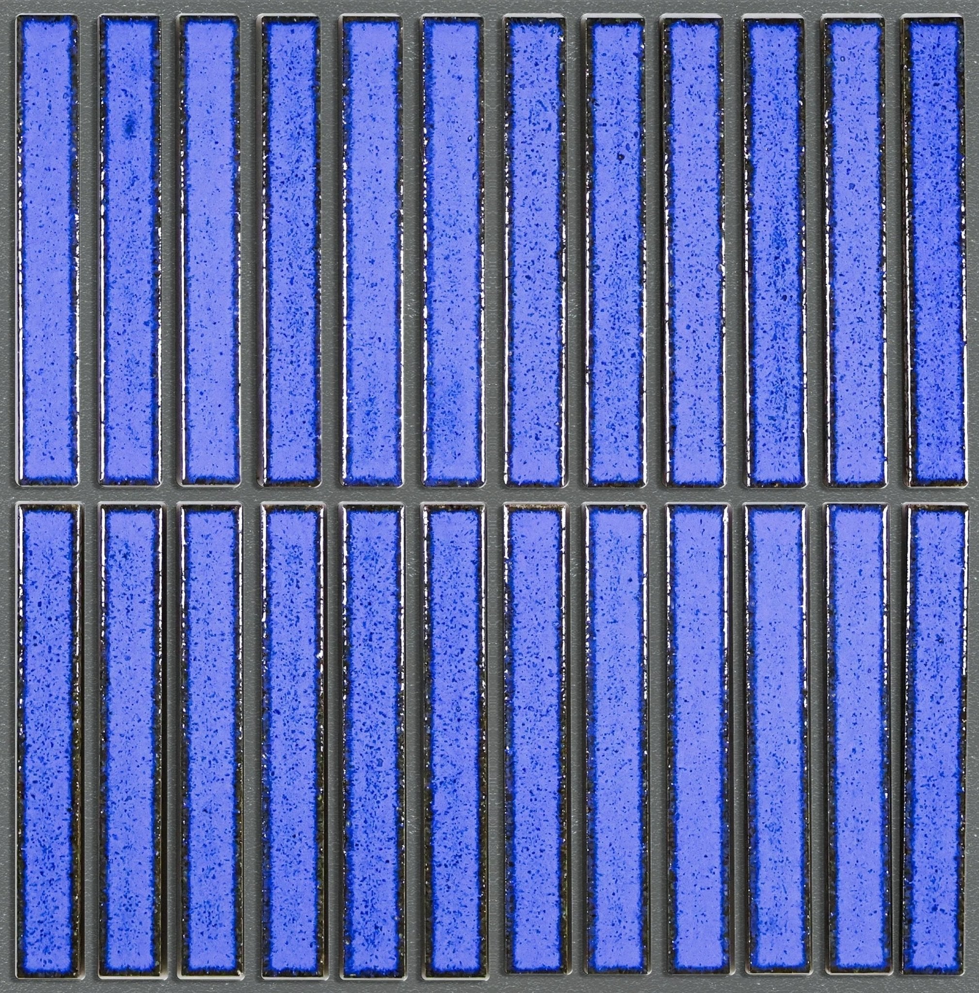 Japanese ceramic wall tiles Kaji Border in Mustard from Mittsu Japanese Tiles