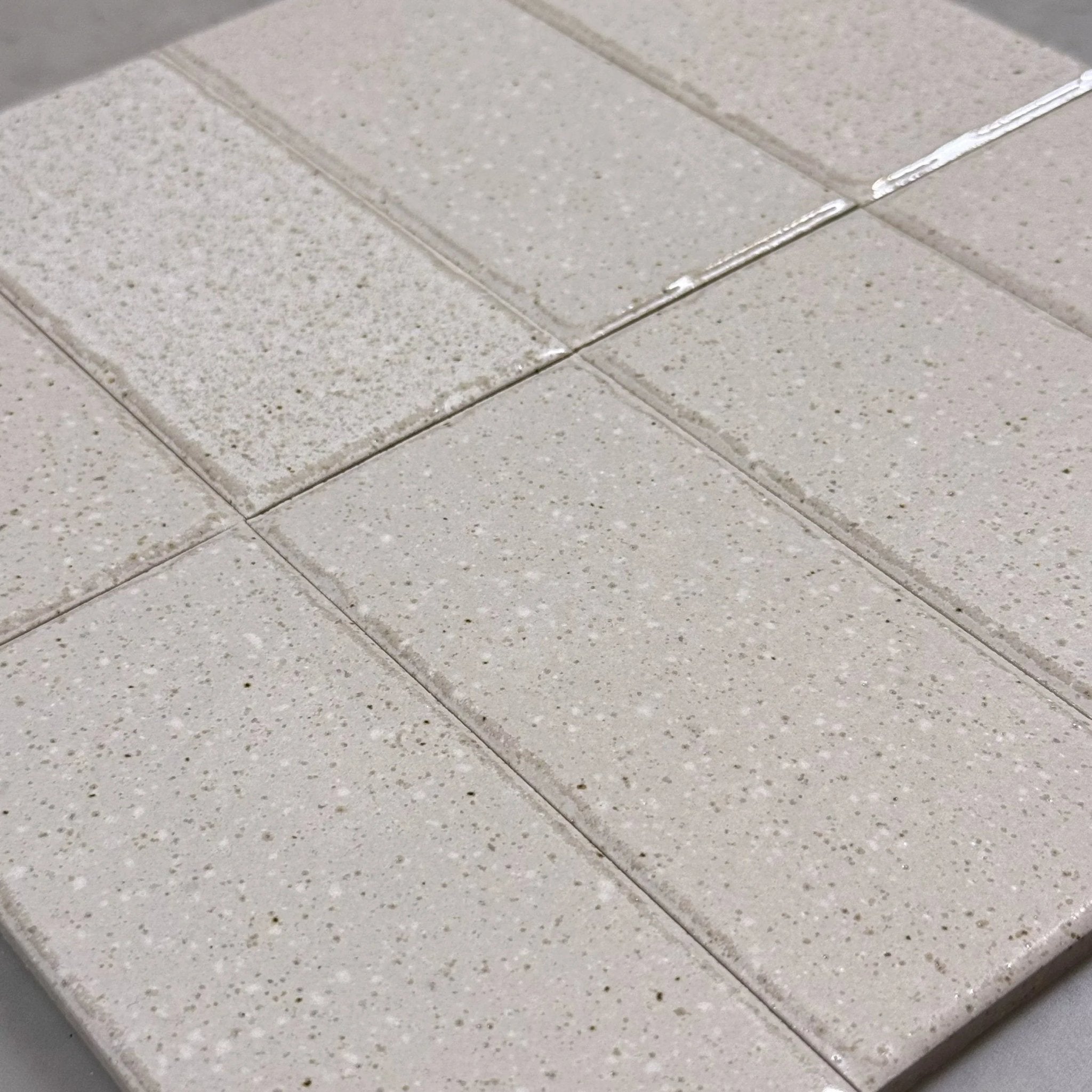 Japanese ceramic wall tiles Kaji Kukei in Taupe from Mittsu Japanese Tiles