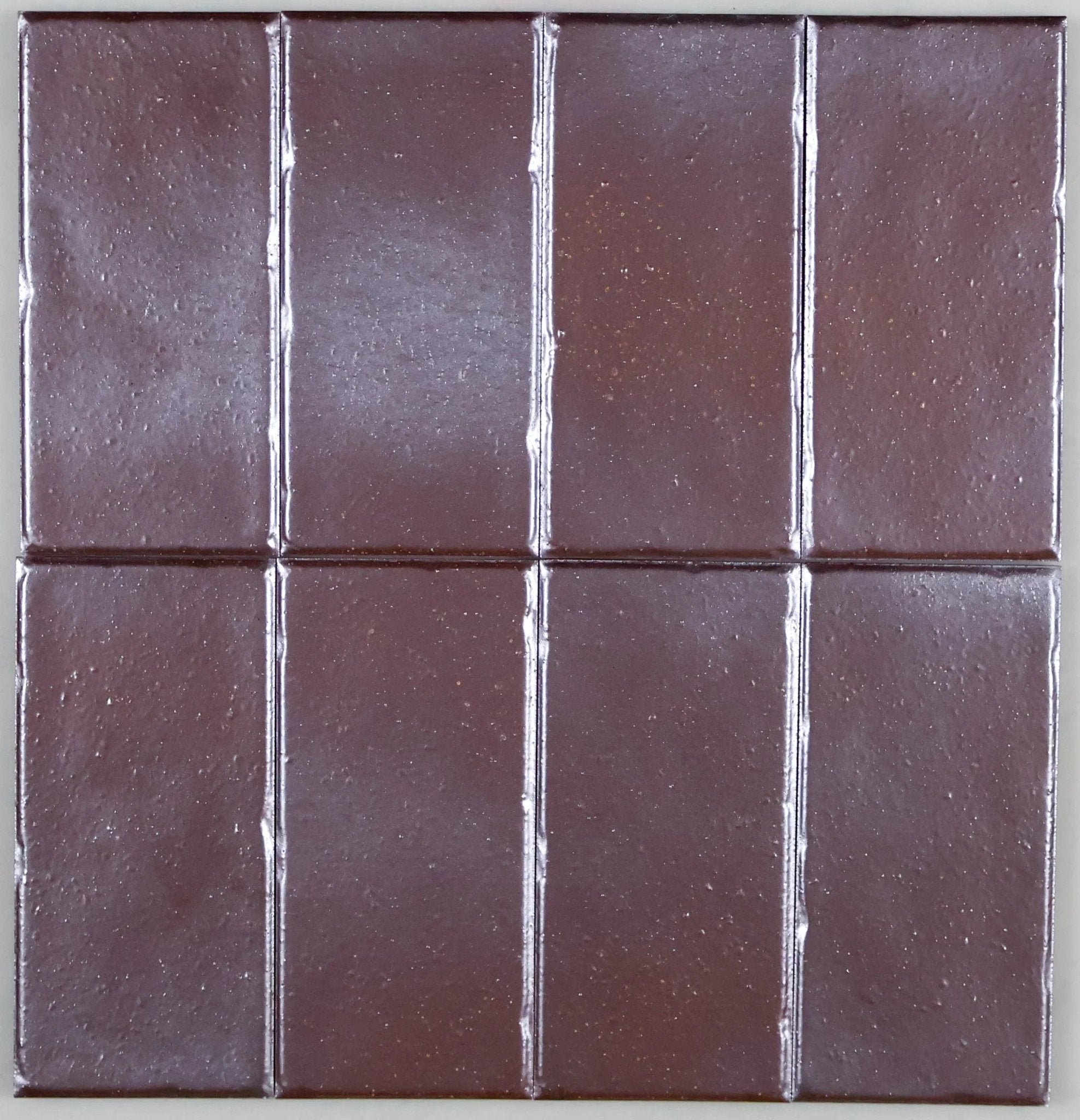 Japanese ceramic wall tiles Kaji Kukei in Taupe from Mittsu Japanese Tiles