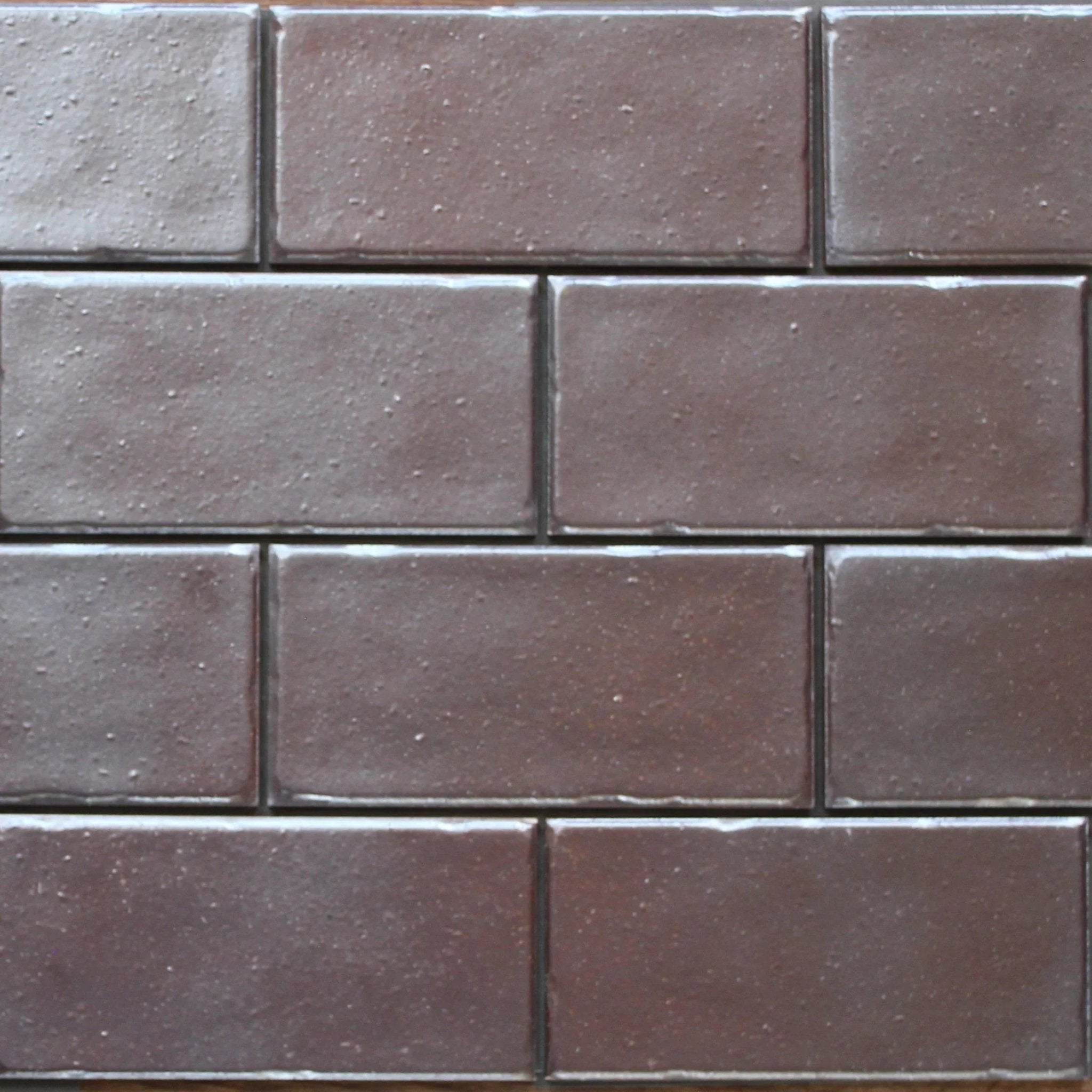 Japanese ceramic wall tiles Kaji Kukei Sample in Raw Steel from Mittsu Japanese Tiles