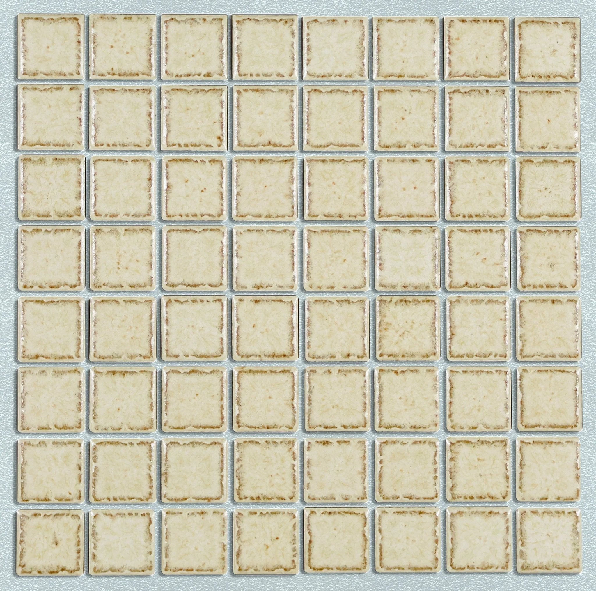 Japanese ceramic wall tiles Kaji Naka in Wrought Iron from Mittsu Japanese Tiles