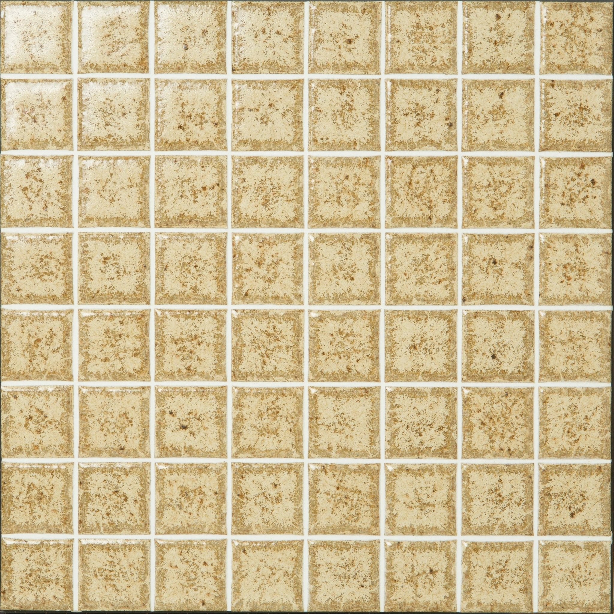 Japanese ceramic wall tiles Kaji Naka Sample in Oat from Mittsu Japanese Tiles
