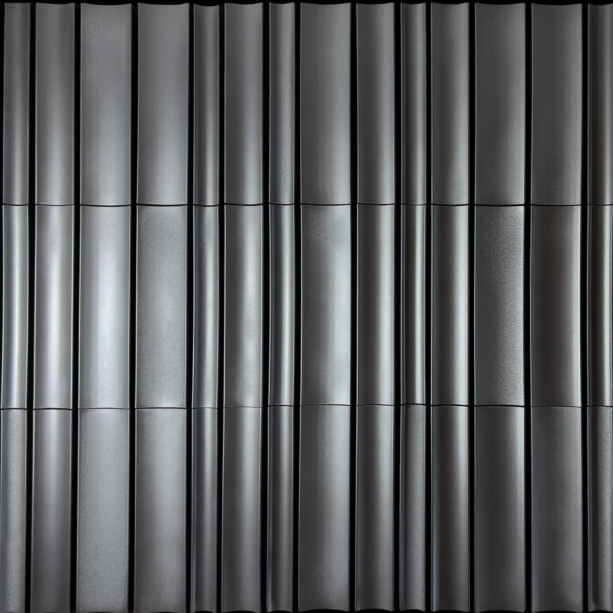 Japanese ceramic wall tiles Kenzan No. 802 Sample in White from Mittsu Japanese Tiles