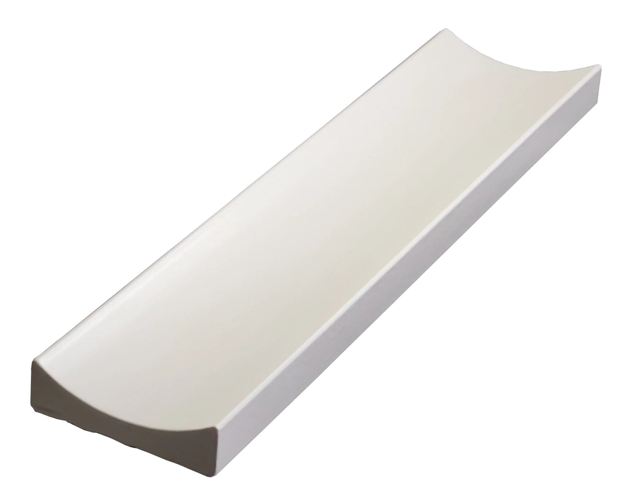 Japanese ceramic wall tiles Kenzan No. 802 Sample in White from Mittsu Japanese Tiles