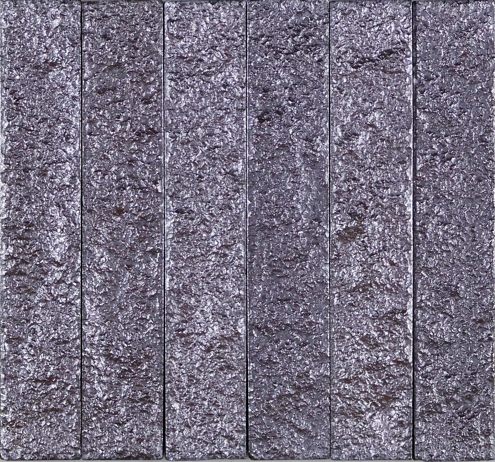 Japanese ceramic wall tiles Kohsai Sample in Gun Metal from Mittsu Japanese Tiles