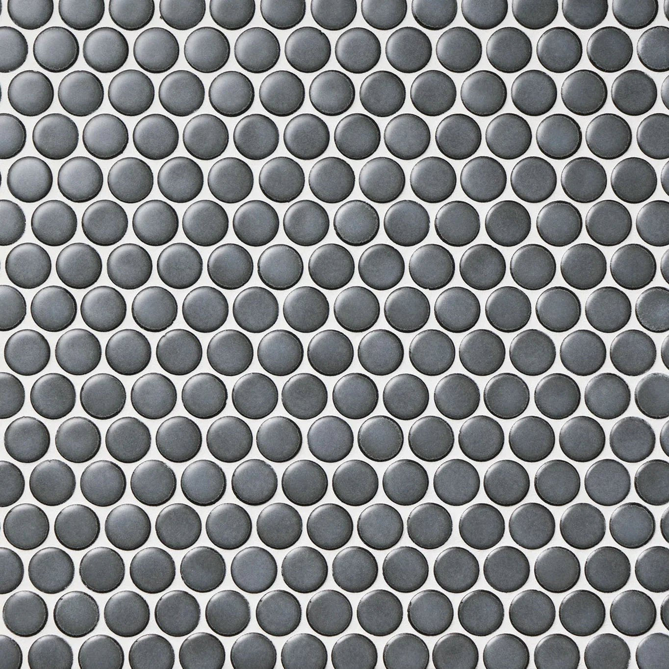 Japanese ceramic wall tiles Maru 19mm Sample in Storm from Mittsu Japanese Tiles