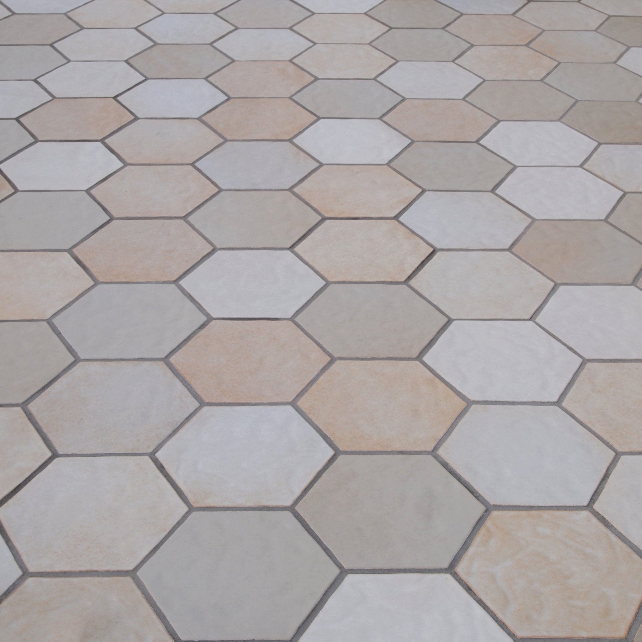 Japanese ceramic wall tiles Daichi Sample in Snow from Mittsu Japanese Tiles