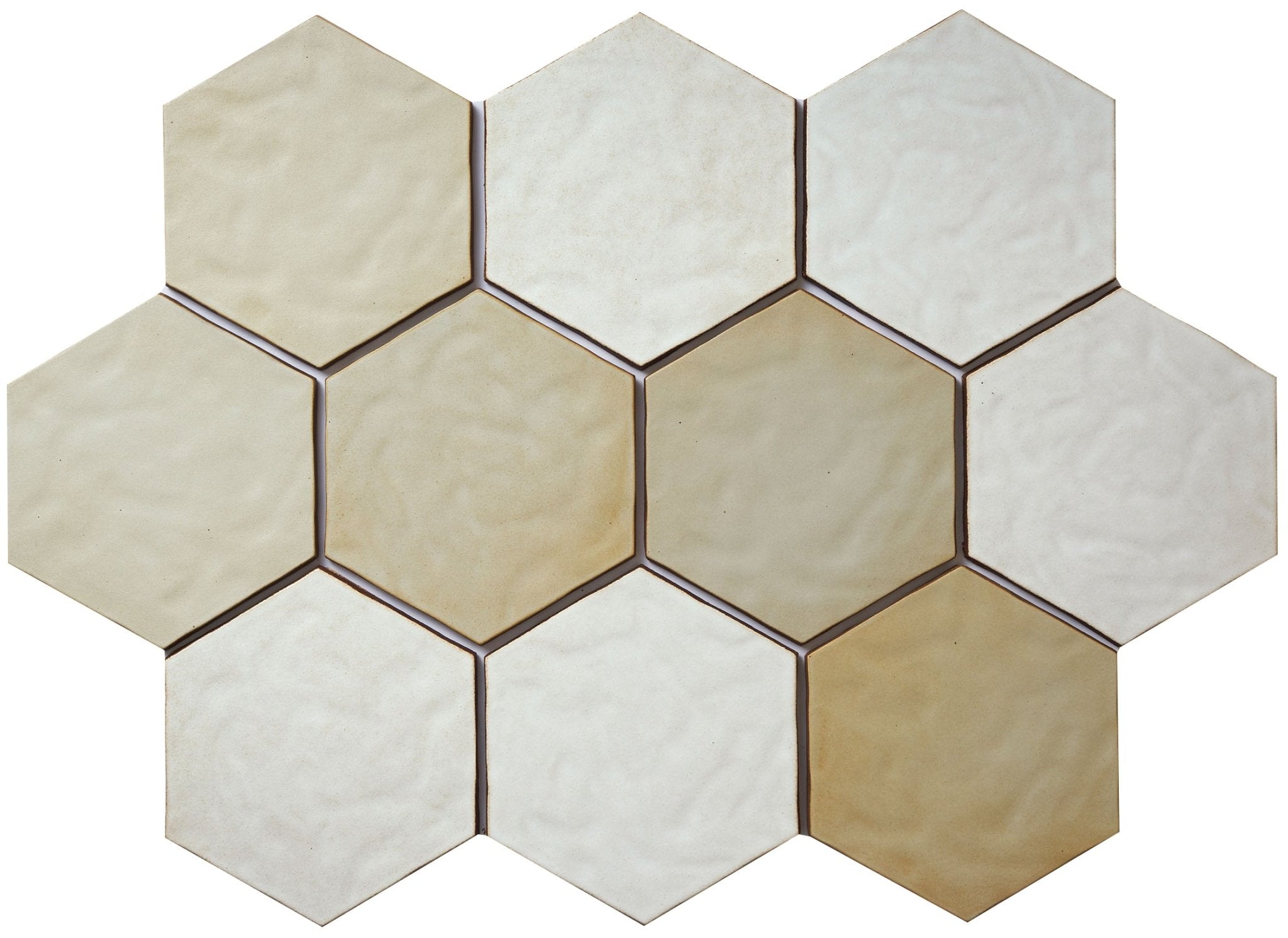 Japanese ceramic wall tiles Daichi Sample in Terracotta from Mittsu Japanese Tiles