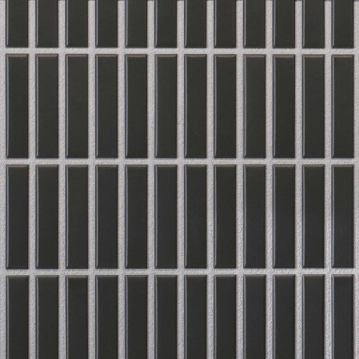Japanese ceramic wall tiles Kogarana - Japanese Porcelain Wall Tile (UAE) in Matt Black from Mittsu Japanese Tiles