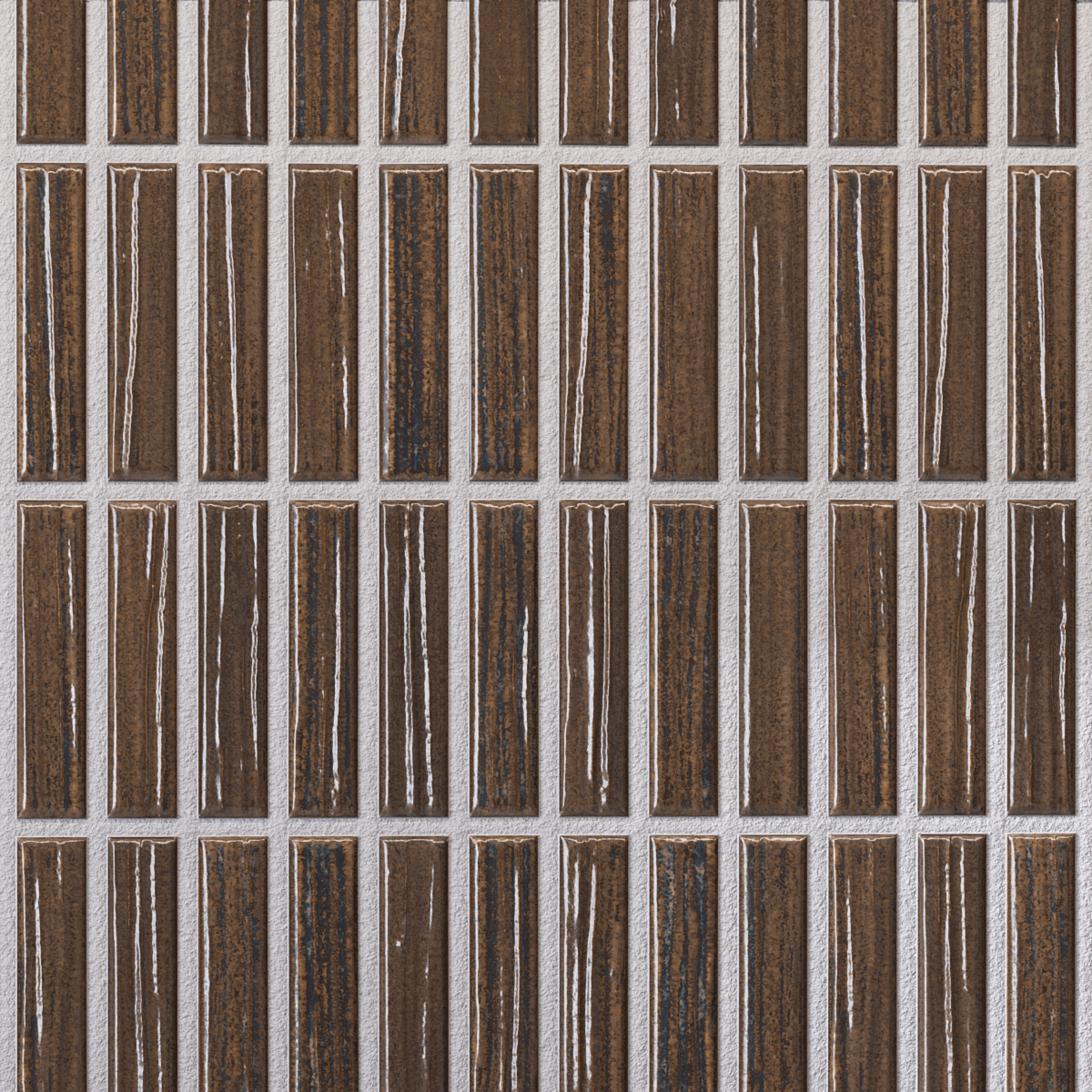 Japanese ceramic wall tiles Kogarana - Japanese Porcelain Wall Tile (UAE) in Cacao from Mittsu Japanese Tiles