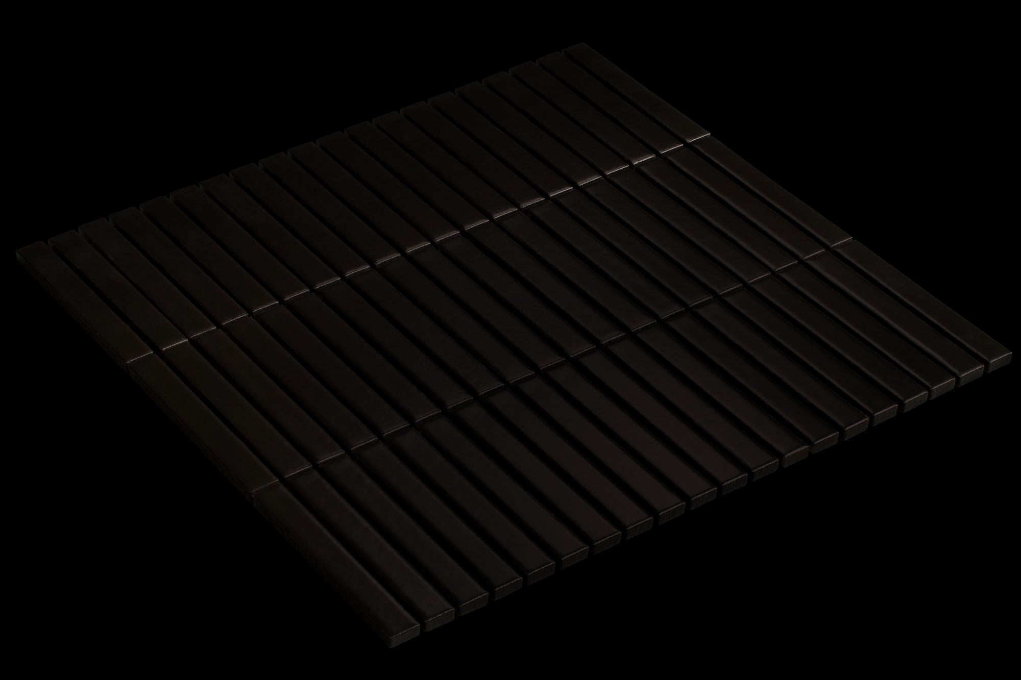 Japanese ceramic wall tiles Yohen Sample - Japanese Porcelain Wall Tile (EU & UK) in Black from Mittsu Japanese Tiles