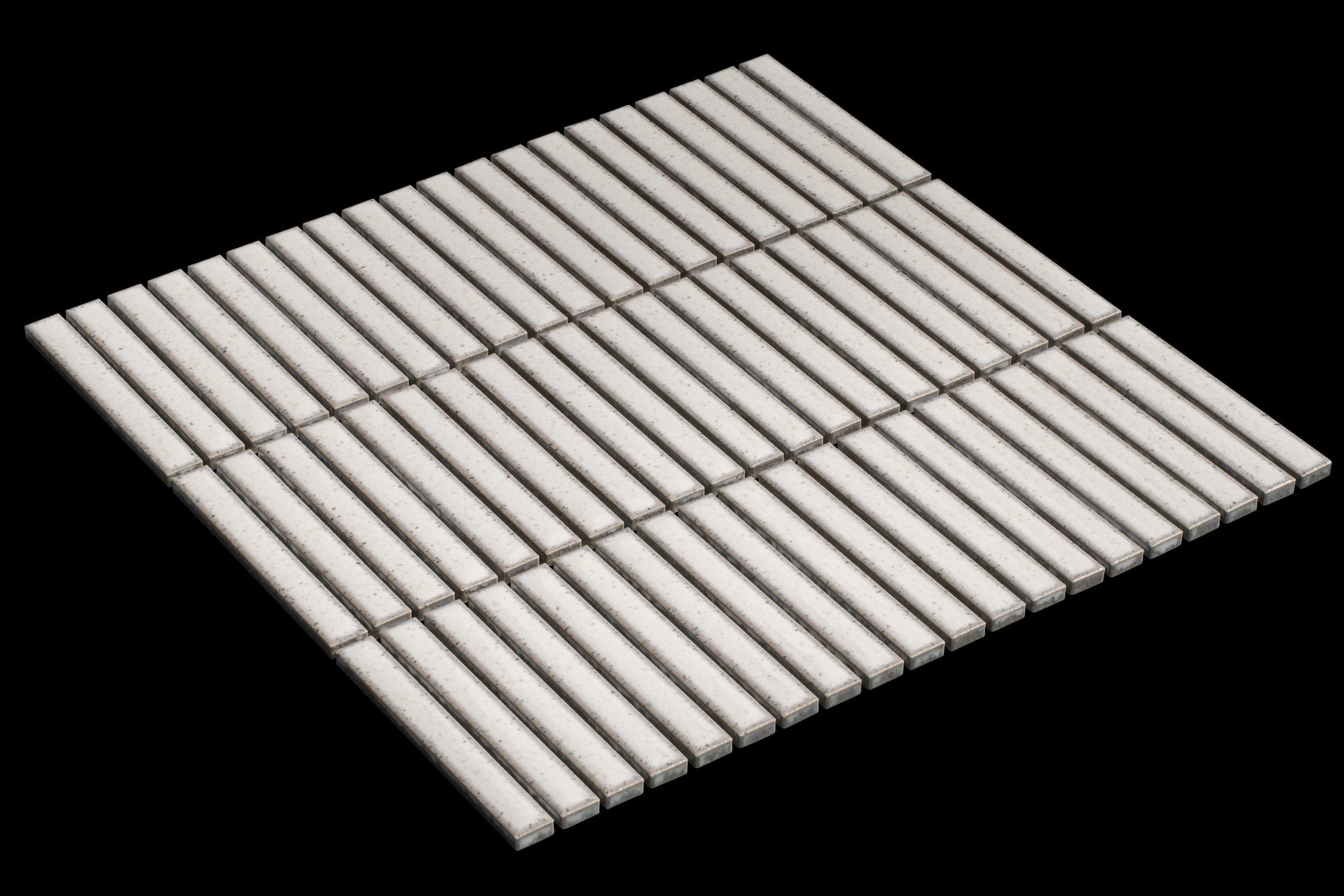Japanese ceramic wall tiles Yohen Sample - Japanese Porcelain Wall Tile (UAE) in Speckled White from Mittsu Japanese Tiles