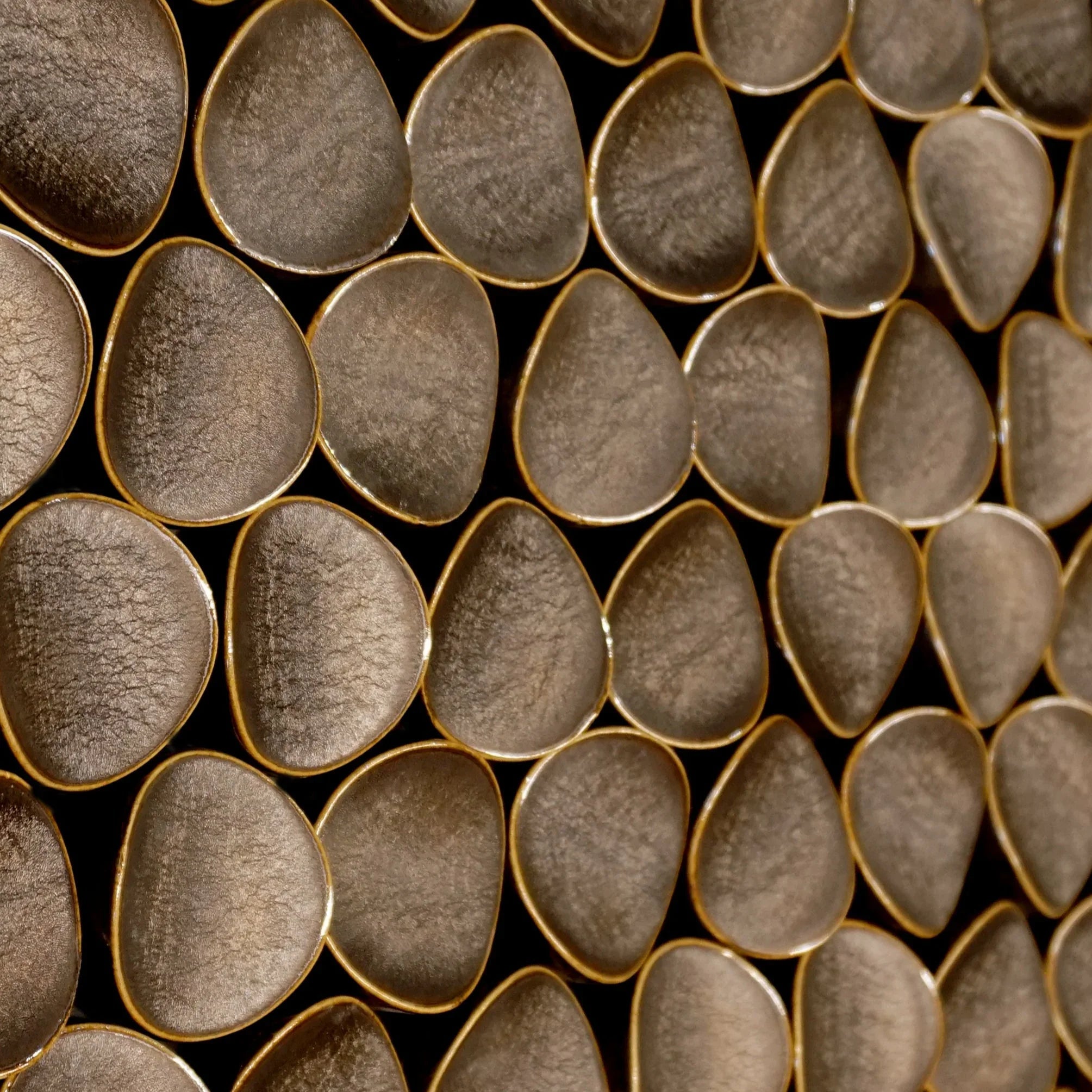 Japanese ceramic wall tiles Moon in White Glaze from Mittsu Japanese Tiles