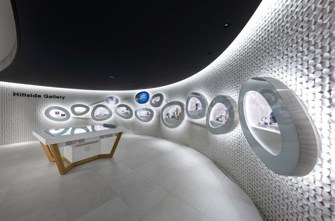 Moon White exhibition interior