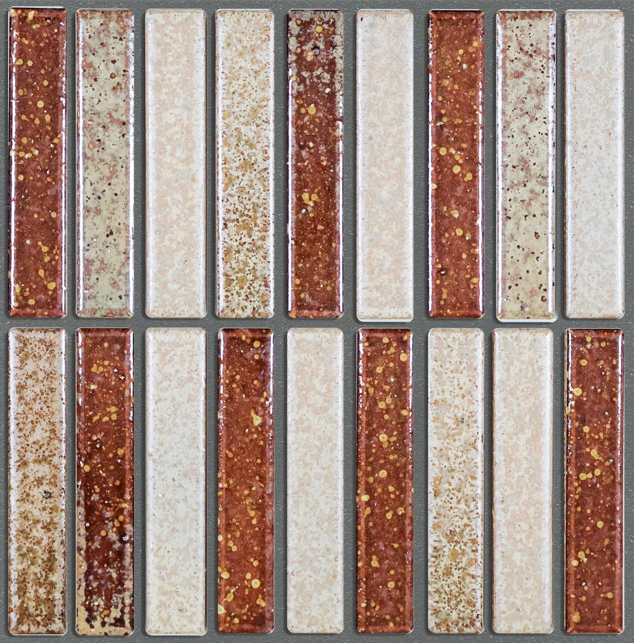Japanese ceramic wall tiles Nakaba in Speckled White from Mittsu Japanese Tiles