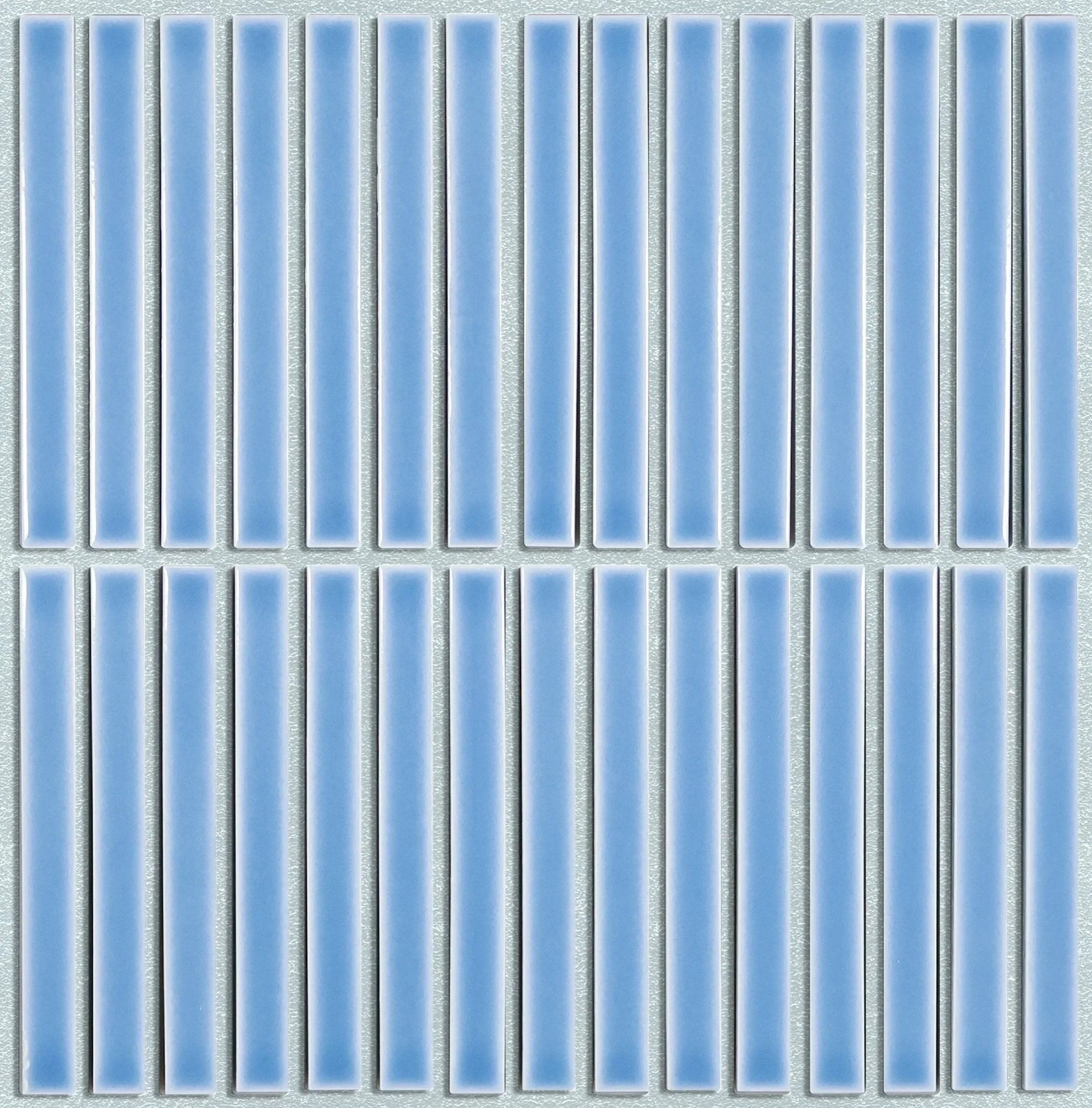 Japanese ceramic wall tiles Nigi Sample in Umi from Mittsu Japanese Tiles