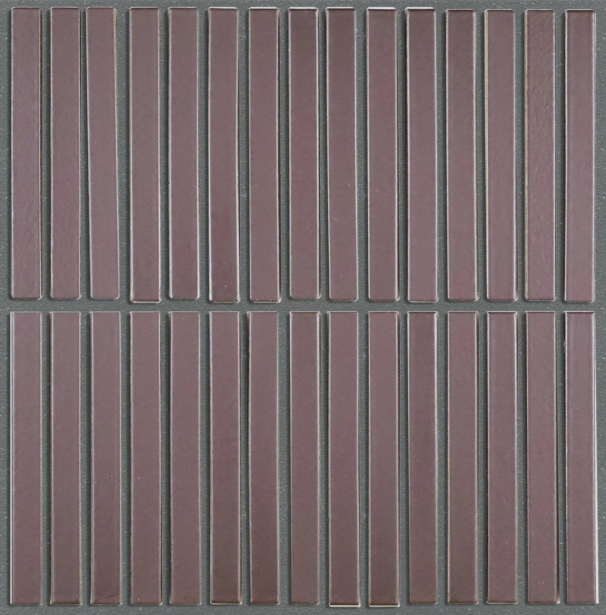 Japanese ceramic wall tiles Nigi Sample in Ki from Mittsu Japanese Tiles