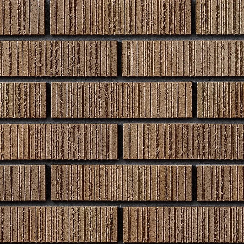 Japanese ceramic wall tiles Sawarabi Sample in Brown from Mittsu Japanese Tiles