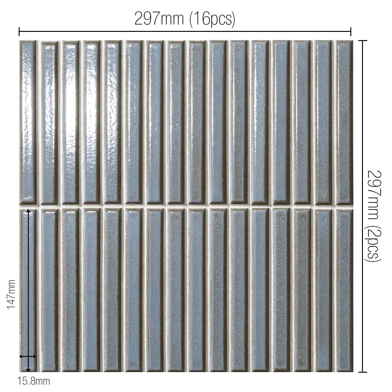 Suisai Japanese tile by INAX from Mittsu Japanese Tiles