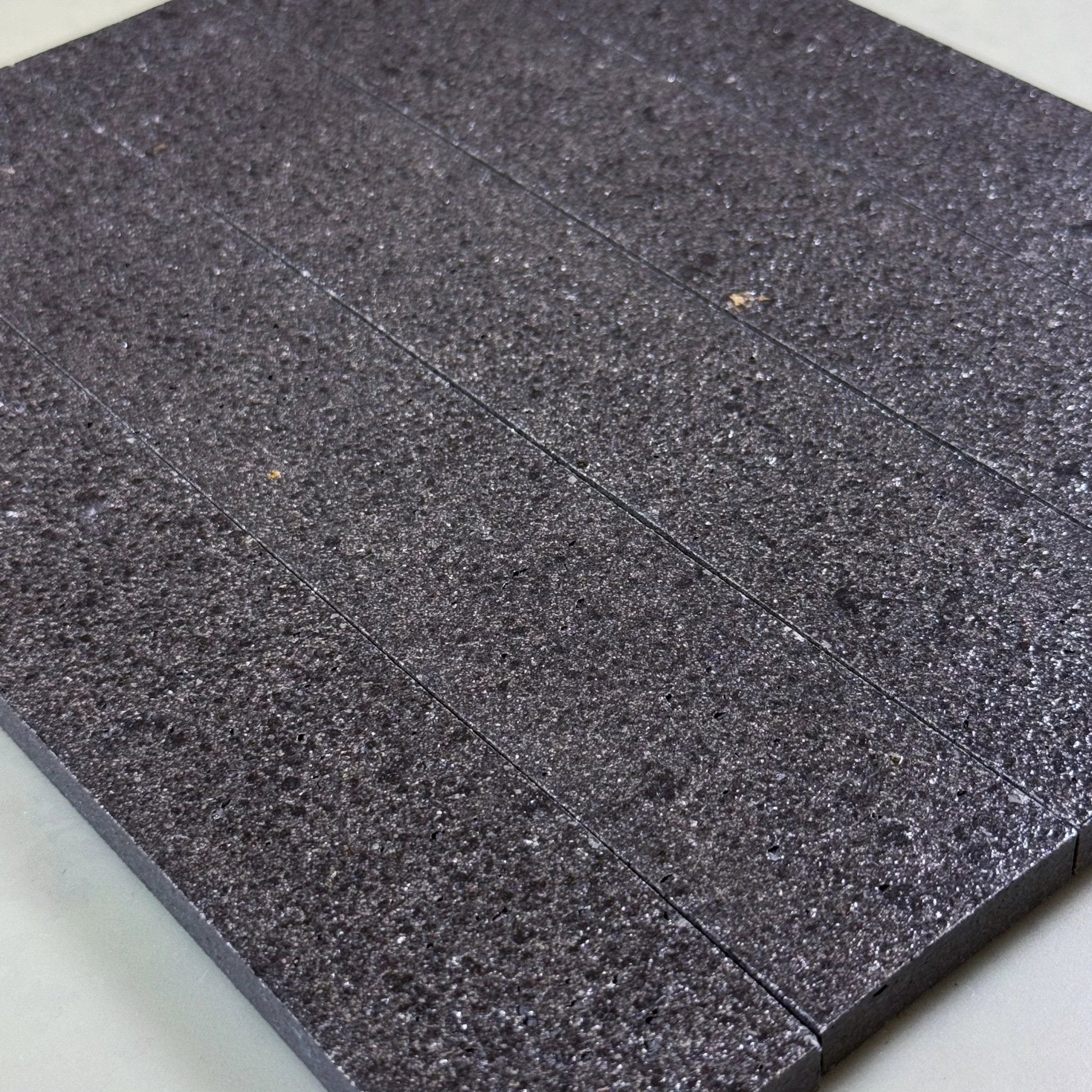 Japanese ceramic wall tiles Tsuyoi in Iron Ore from Mittsu Japanese Tiles