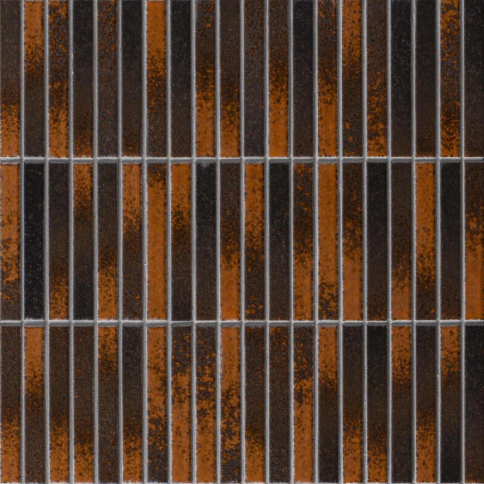 Japanese ceramic wall tiles Yohen in Henna Mix from Mittsu Japanese Tiles