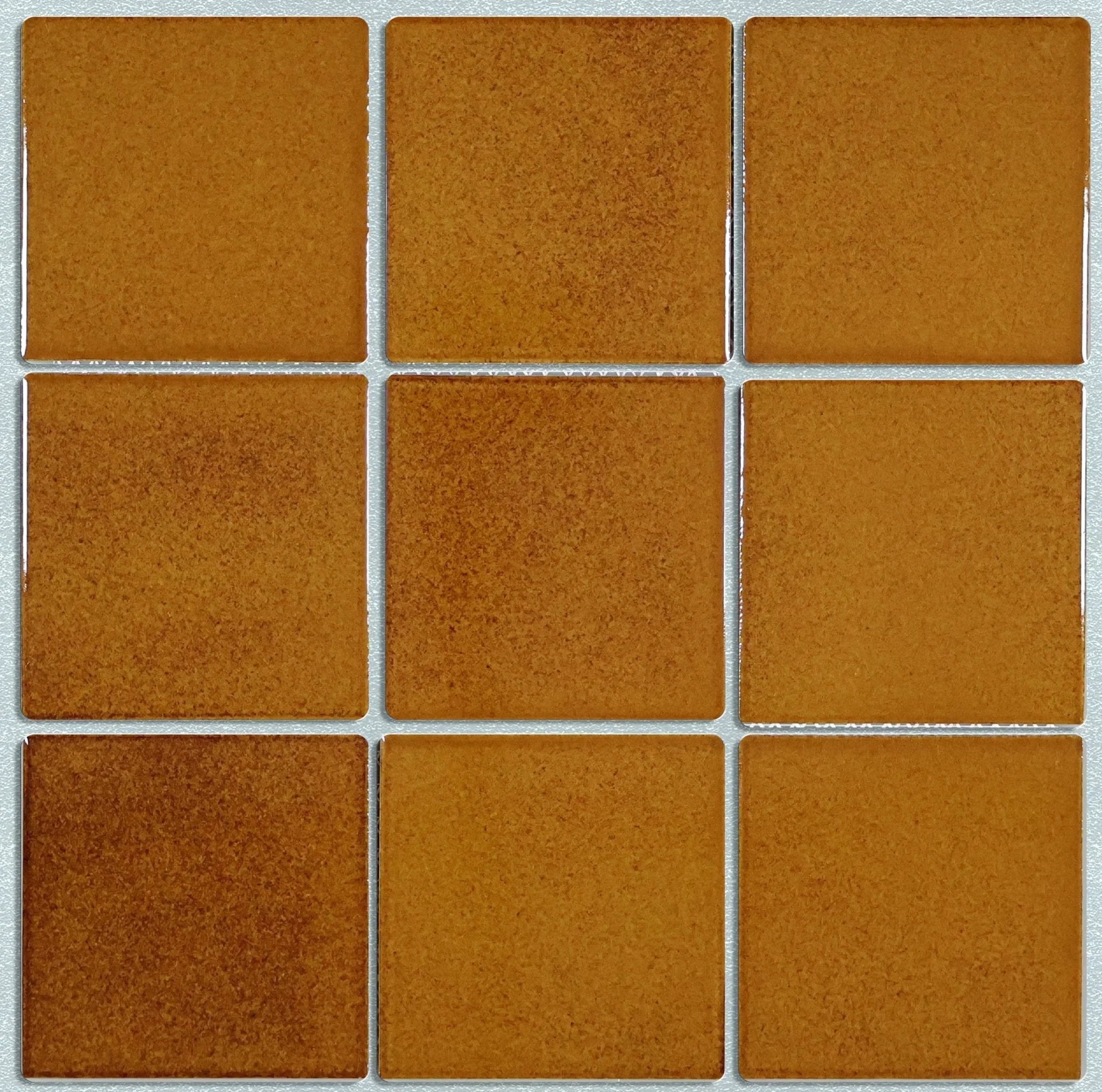 Japanese ceramic wall tiles Yuki Square Sample in Square 95 from Mittsu Japanese Tiles