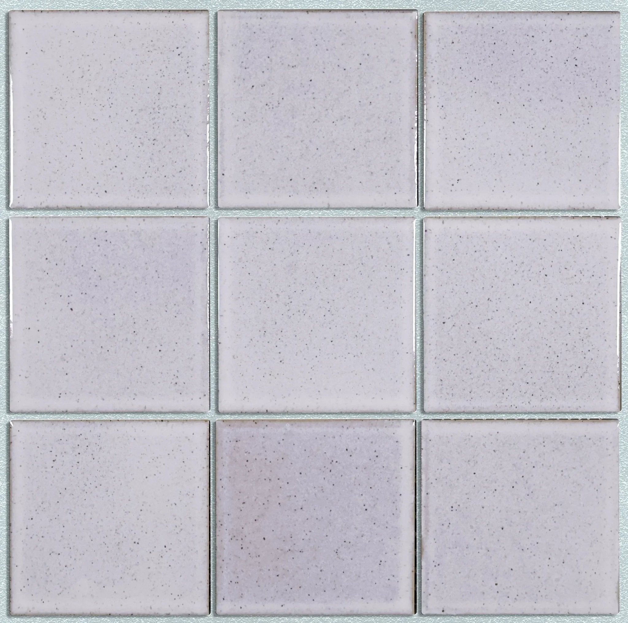 Japanese ceramic wall tiles Yuki Square Sample in Square 95 from Mittsu Japanese Tiles