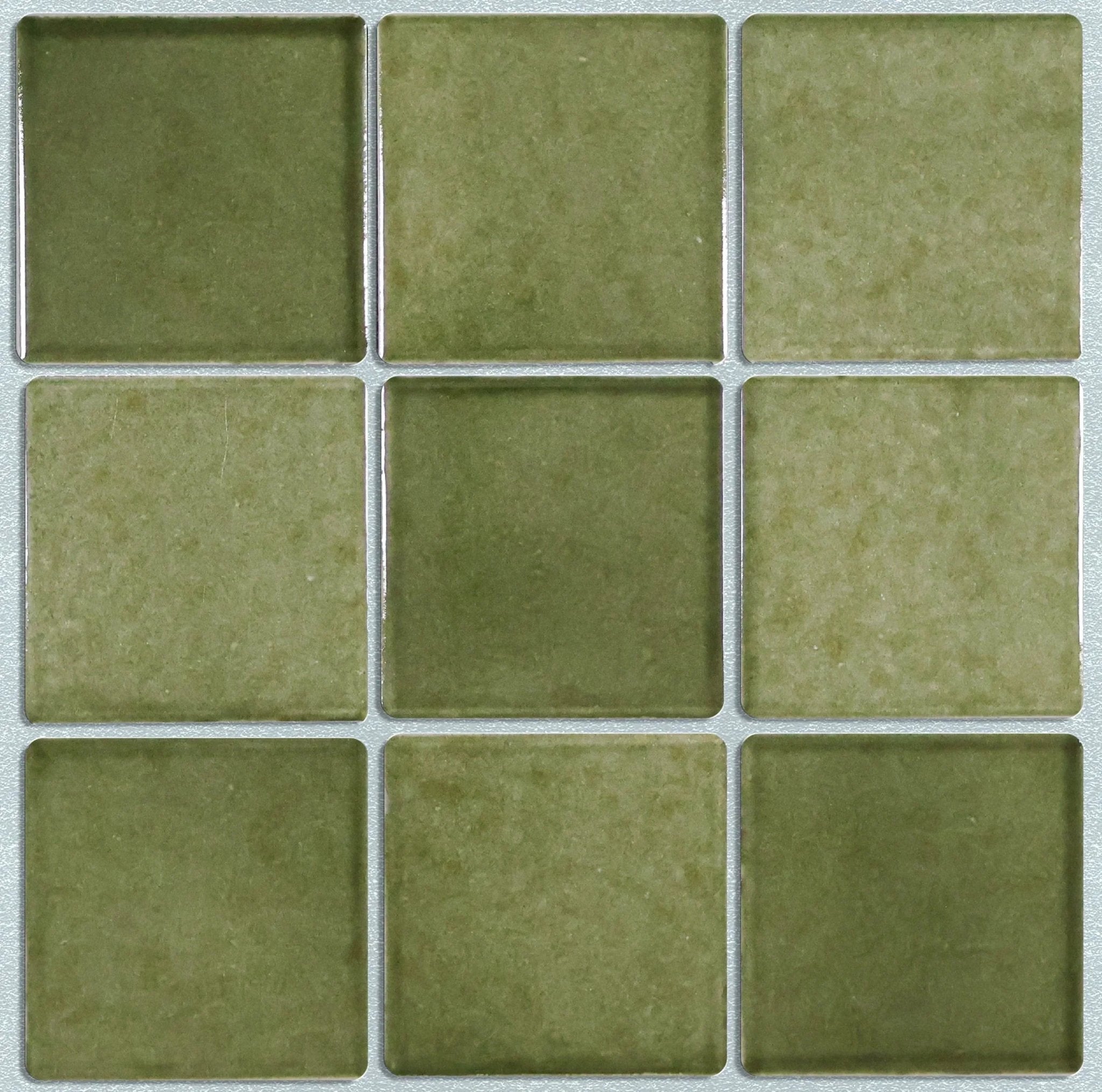 Japanese ceramic wall tiles Yuki Square Sample in Square 95 from Mittsu Japanese Tiles