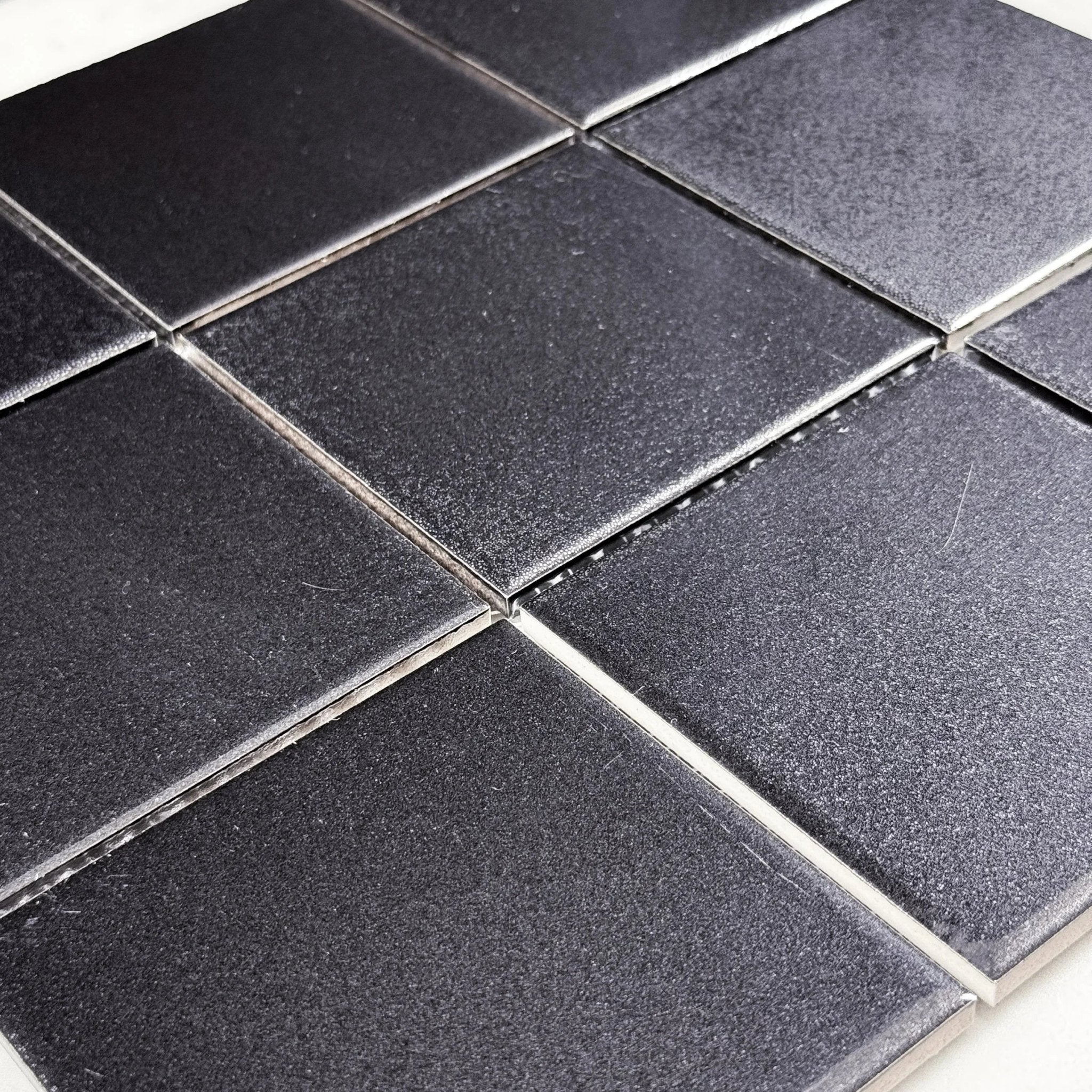 Japanese ceramic wall tiles Yuki Square Sample in Square 95 from Mittsu Japanese Tiles