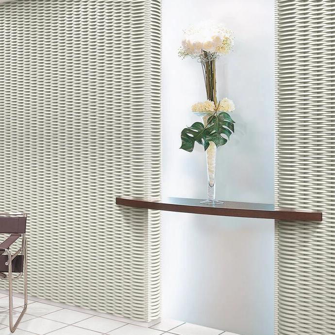 Japanese ceramic wall tiles Crescent Sample in Black from Mittsu Japanese Tiles