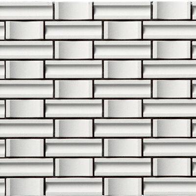 Japanese ceramic wall tiles Crochet Sample in White from Mittsu Japanese Tiles