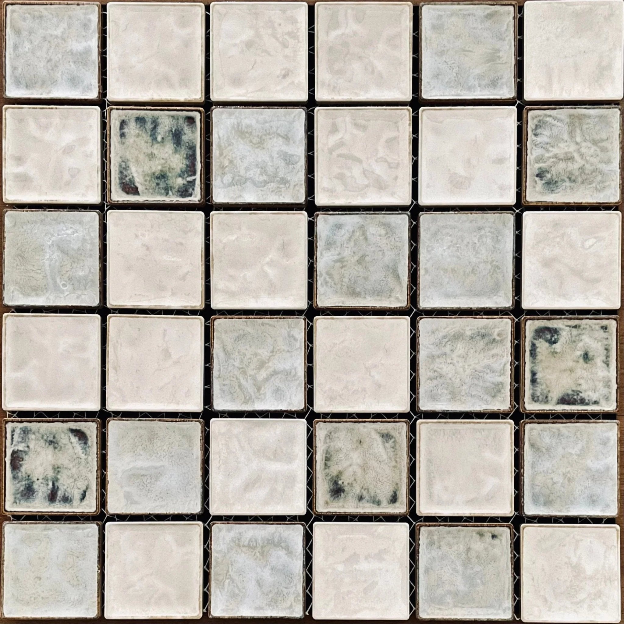 Japanese ceramic wall tiles Focasion Sample in Mixed from Mittsu Japanese Tiles