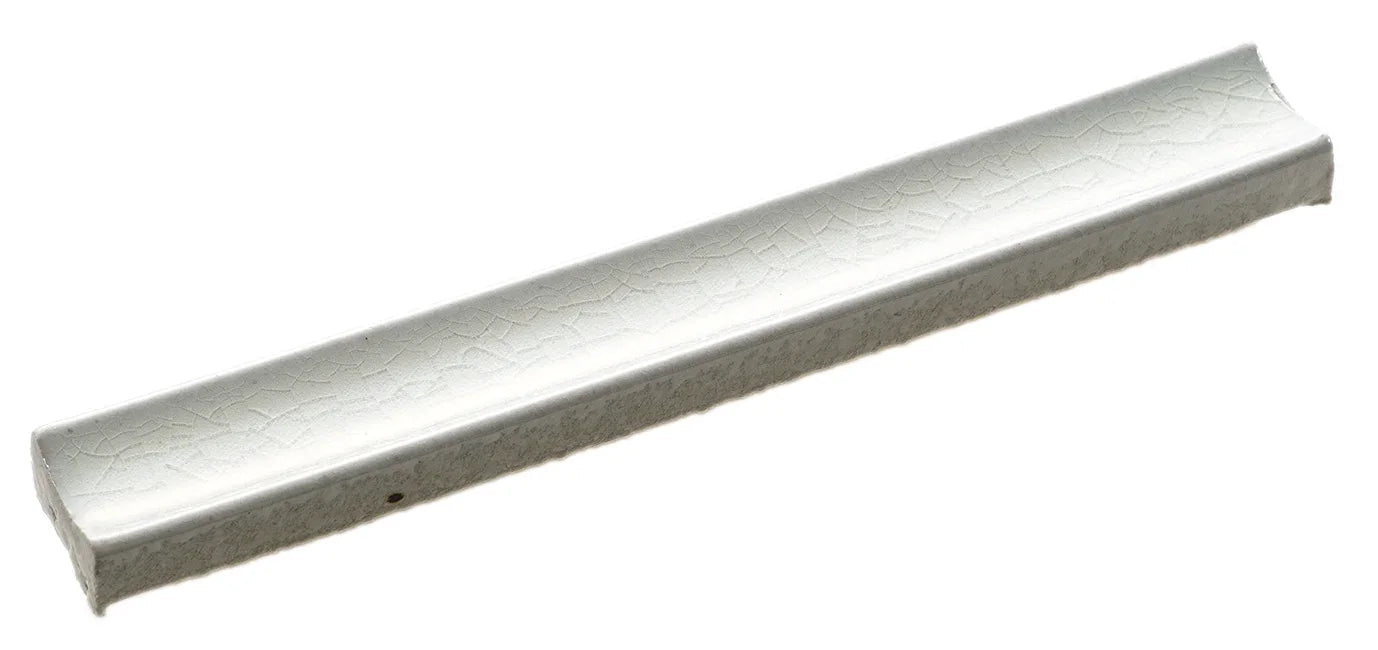 Japanese ceramic wall tiles Hasai Sample in White from Mittsu Japanese Tiles