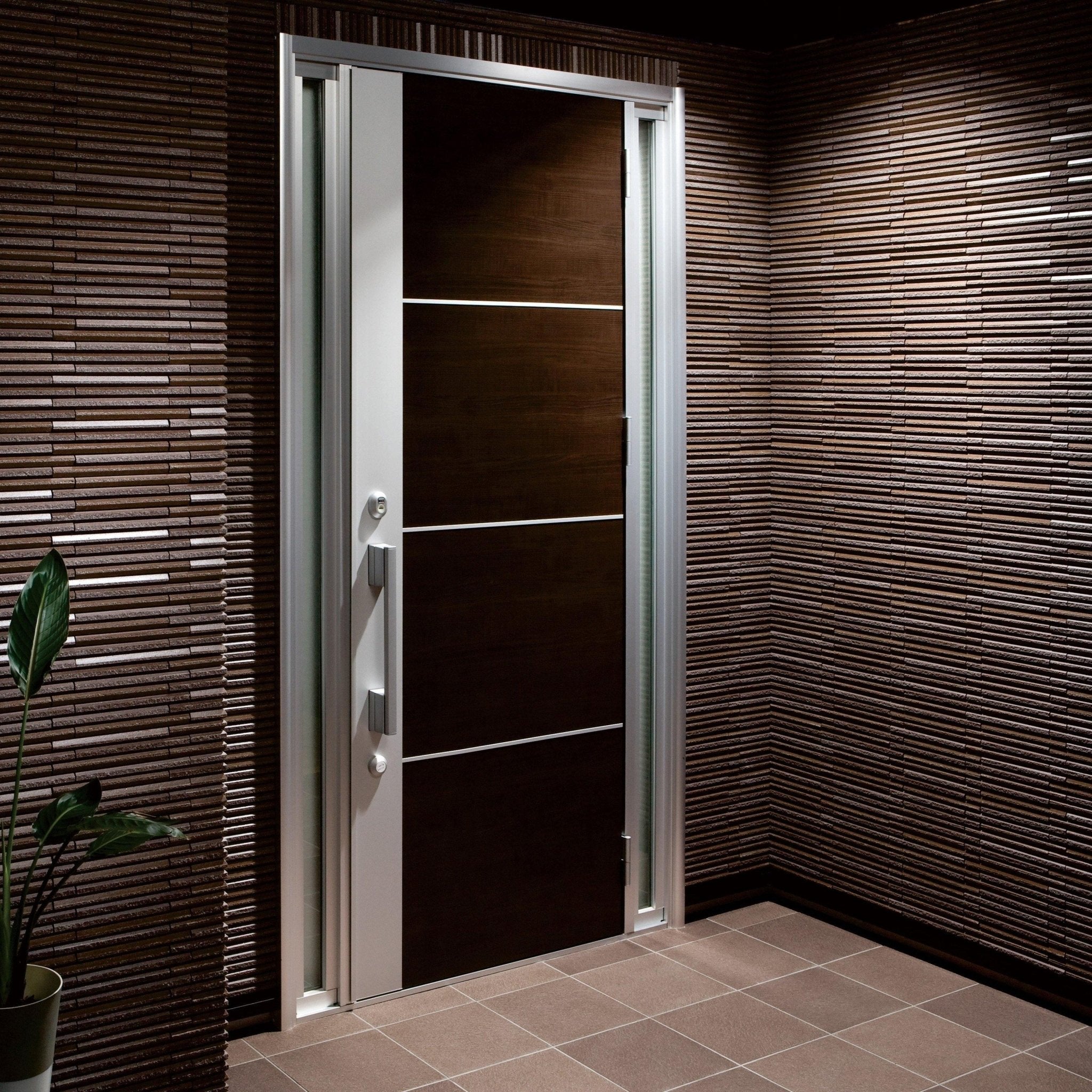 Japanese ceramic wall tiles Hosowari Sample in Normal from Mittsu Japanese Tiles