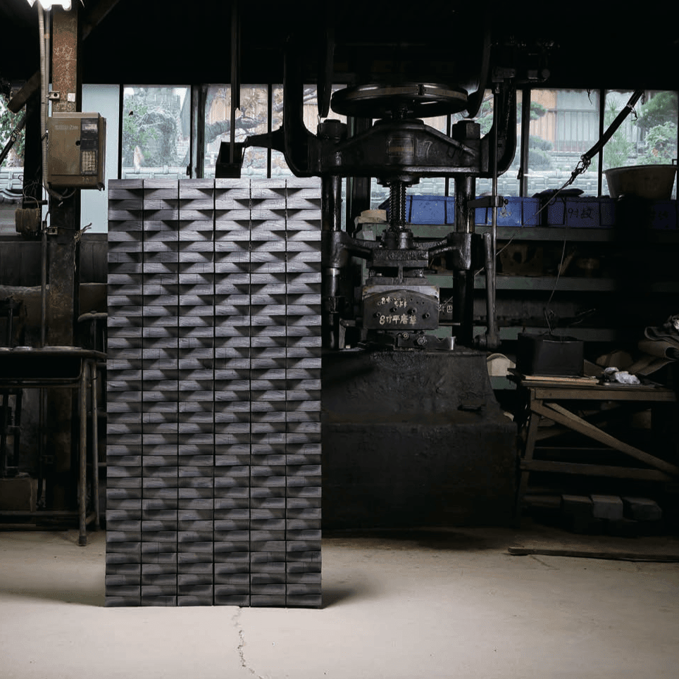 Japanese ceramic wall tiles Koyo Ibushi Inaba in from Mittsu Japanese Tiles